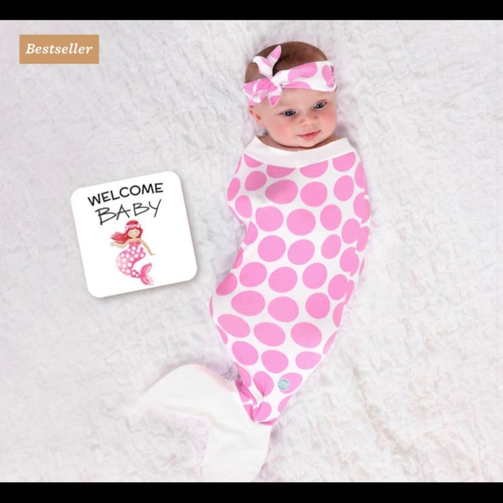 Mermaid cocoon/ swaddler